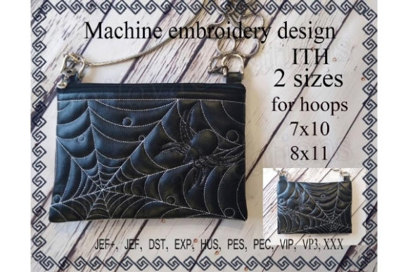 Cosmetic Bag – Spider (Sweet & Spooky Design Review)