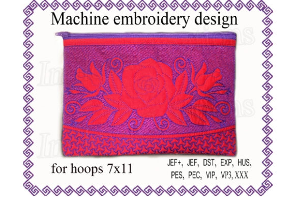 Cosmetic Zippered Bag in the Hoop Review