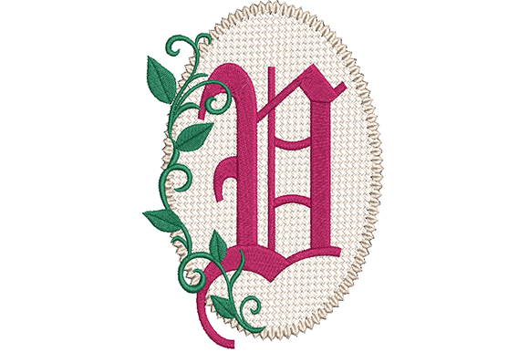 Olde English Monogram Letter V Embroidery Review