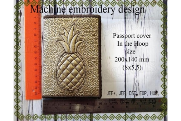 Passport Cover Pineapple for Holiday Shops