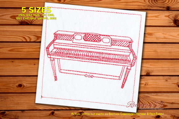 Styles-Spinet-Pianos Lineart – A Designer's Review for Music-Themed Gifts
