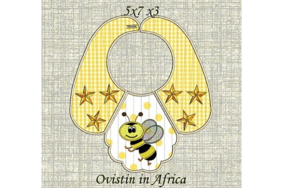Yellow Bee Baby Bib for Small Hoops: A Designer's Review